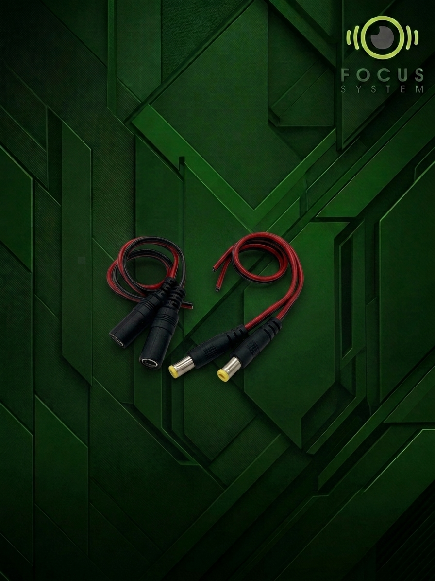 فیش نری و مادگی برق سیم دار focus